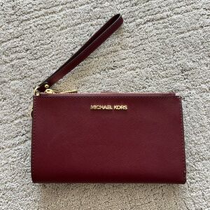 Michael Kors Double Zip Wallet Wristlet